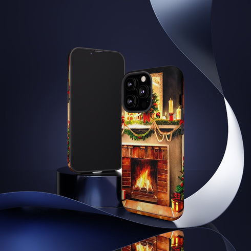 Warm Chirstmas Hearth - Impact Resistant Phone Case